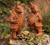 Cast Iron Sculpture -  Mr Rabbit