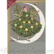 Christmas Tree Fairy Card With Fairy Dust Wings