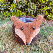 Country Fox -  Garden  Planter - 15cm