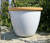 Eco Pot - Recycled Plastic - 10" Honey Pot Planter