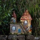 Elfstead - LED  - Solar - LED Colour changing Fairy House