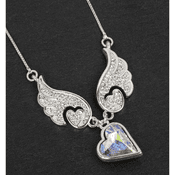 Equilibrium - Guardian Angel Wings & Heart Necklace