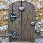 Extra Thick Chunky Woodland Heart Fairy Door