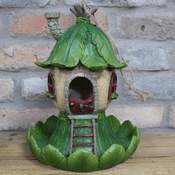 Fairy Garden Bird House & Feeder - 30cm