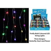 Fairy Garden Mini LED waterproof Lights - Butterfly, flower or Heart
