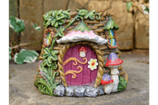 Fairy House Planter- Country Basket Cottage -15cm