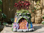 Fairy House Planter- Country Bucket Cottage -14cm