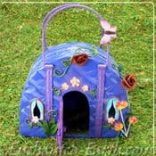 Fairy Kingdom  Fairy House - The Purple Handbag Cottage