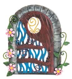 Fairy Kingdom  Opening Metal Fairy Door - Secret Garden Door.