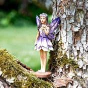 Fantasy Forest Fairy - Anemone - 10cm Tall (with magnetic base)