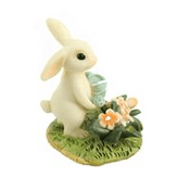 Fiddlehead Fairy Garden Bunny with Watering can