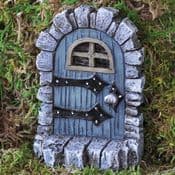 Fiddlehead - Medieval Blue Fairy Door