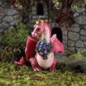 Fiddlehead Miniature Dragon with Flowers