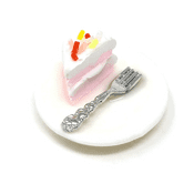 Fiddlehead - Slice of Candy Cake with plate & fork