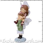Flower Fairies - Rose & Robin - Piggy Back Ride - 16.5cm