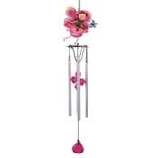 Flower Fairy Wind Chime - Rosie the pink rose flower fairy