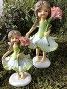 Flower Fairy with Flower - Carnation - Two sizes to choose from