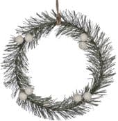 Frosted Winter Glitter Wreath