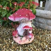 Garden glows - Solar LED Toadstool House - Home of Rain Wealthgiver