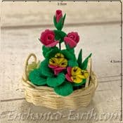 Gardeners World Handmade Miniatures - Choose from Roses or Tulips - 5cm