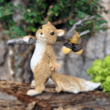 Georgetown Fiddlehead  Fairy Garden Squirrel - Hobo