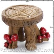Georgetown Fiddlehead - Mushroom Log Table - 3cm