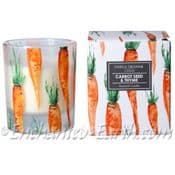 Gisela Graham - Boxed Scented Candle - Carrot & Seed & Thyme