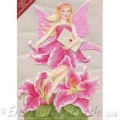 Glitter Wing Fairy Greeting Card (Lilly)