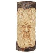 Green Man Wood Carving - 30cm Tall