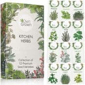 Grow Your Own Herbs -  Premium Garden  Herb Seeds Set - 12 Wonderful Varieties