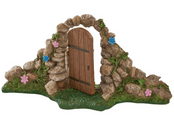 Large  15cm Fairy Garden Opening Door and wall