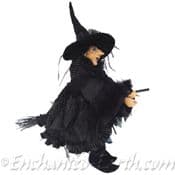 Large Flying Witches of Pendle Witch ( Casandra 60cm)