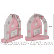 Large Opening Pink Fairytail Fairy Door (Choose from 2 designs)