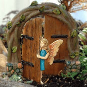 Large Woodland Knoll  - Peek-A-Boo Fairy Door