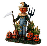 Lemax Spooky Town - Scary Scarecrow - Mr Pumpkin Head