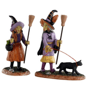 Lemax Spooky Town  -Set of 2 - Witches Night Out