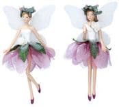 Magical Gisela Graham Hellebore Fairies -13cm