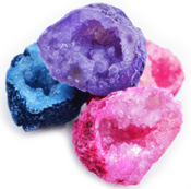 Mini Geodes - 3 Bright colours to choose from