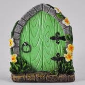 Mini Green Cottage Fairy Door