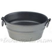Mini Zinc Bowl/Planter