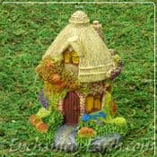 Miniature Country Cottage Fairy House - 10cm tall