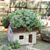 Miniature Garden Highland croft - Living Roof House