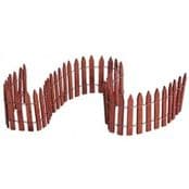 Miniature Garden Long Wired Picket Fence - 18"