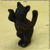 Miniature Garden Luck Black Cat -  3.5cm