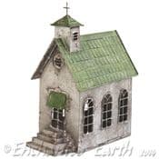 Miniature Garden Metal Country Church