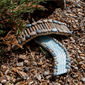 Miniature Garden  - Stream & Bridge  15cm
