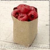 Miniature World - Red Apples in a bag - 2cm