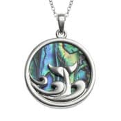Natural Paua Shell - Whale in the Sea - Tide Jewellery