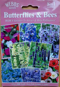 Pack of 2000 seeds - Seed Collection 8 in 1 - Butterfly & Bee Collection