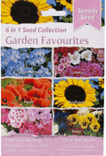 Pack of 300 seeds - Seed Collection 6 in 1 - Garden Favourites